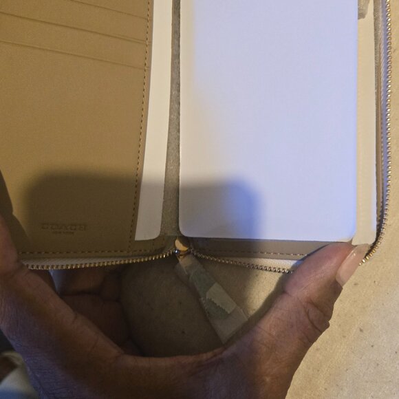 MENS  OR WOMENS  AUTHENTIC COACH DYLAN VARSITY TOTE BAG AND WALLET SET - Picture 2 of 15